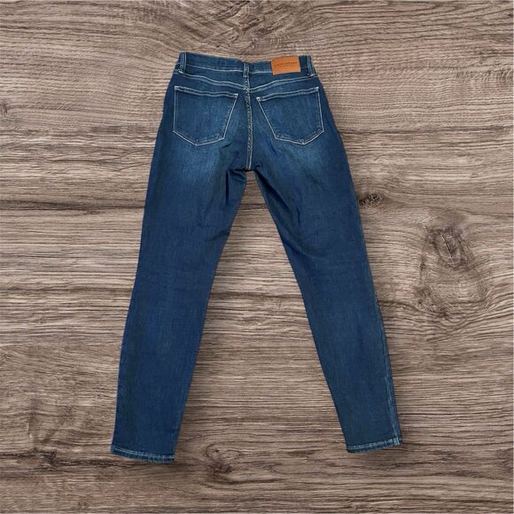 Lucky Brand Ava Skinny Blue Dark Wash Mid Rise Jeans Womens 8/29 Regular - Picture 2 of 7